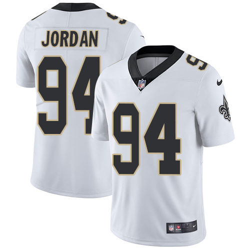 2019 Men New Orleans Saints #94 Jordan white Nike Vapor Untouchable Limited NFL Jersey